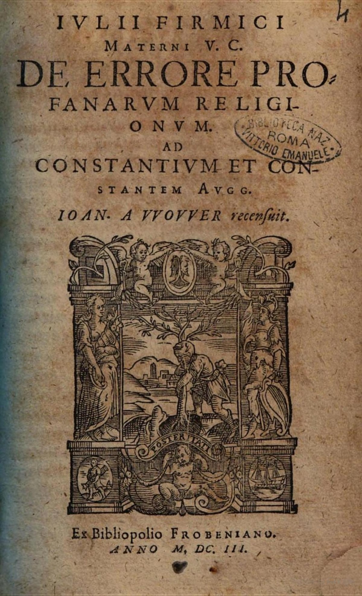 On the Error of Profane Religions