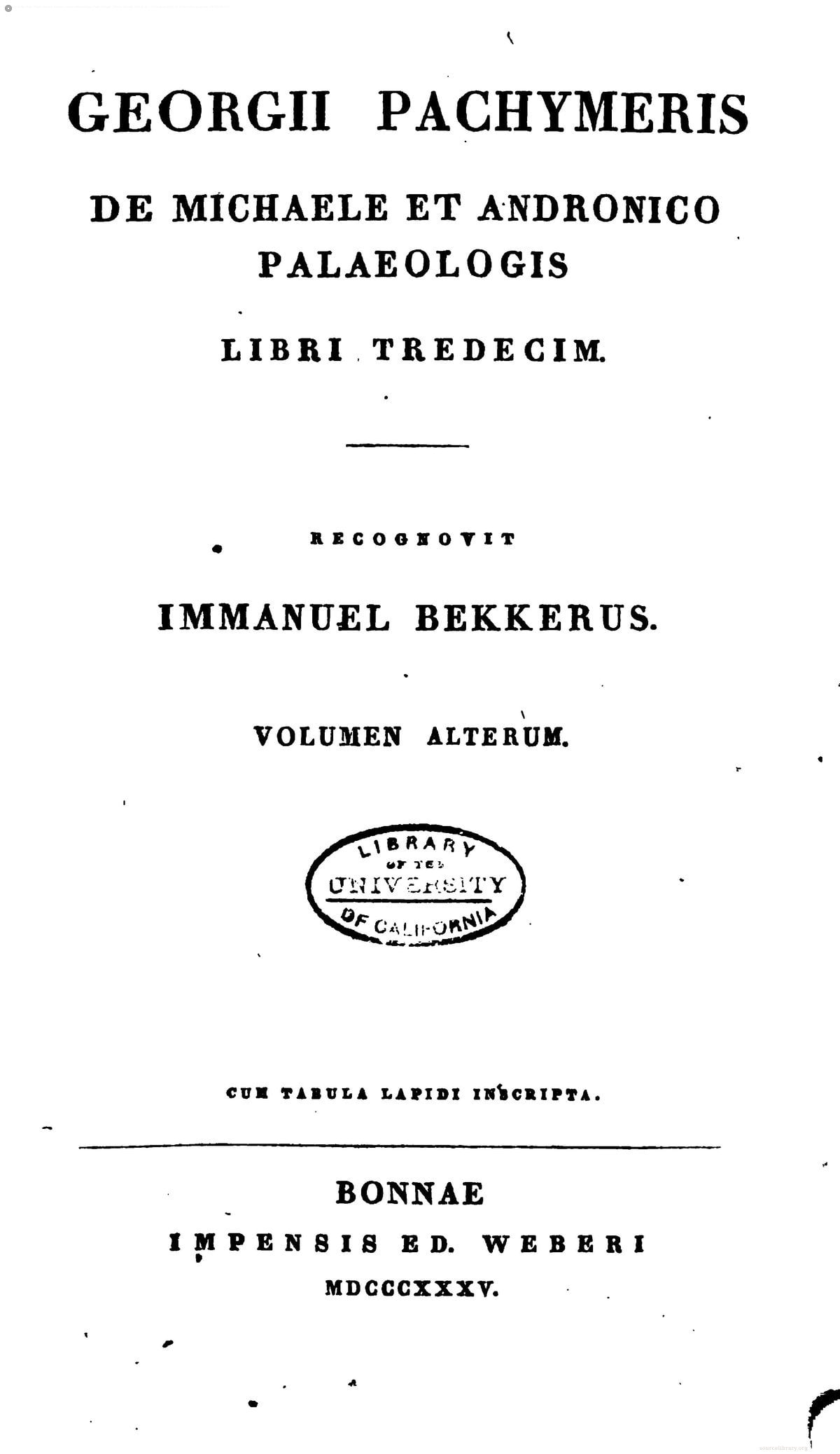 Thirteen Books on Michael and Andronicus Palaeologus