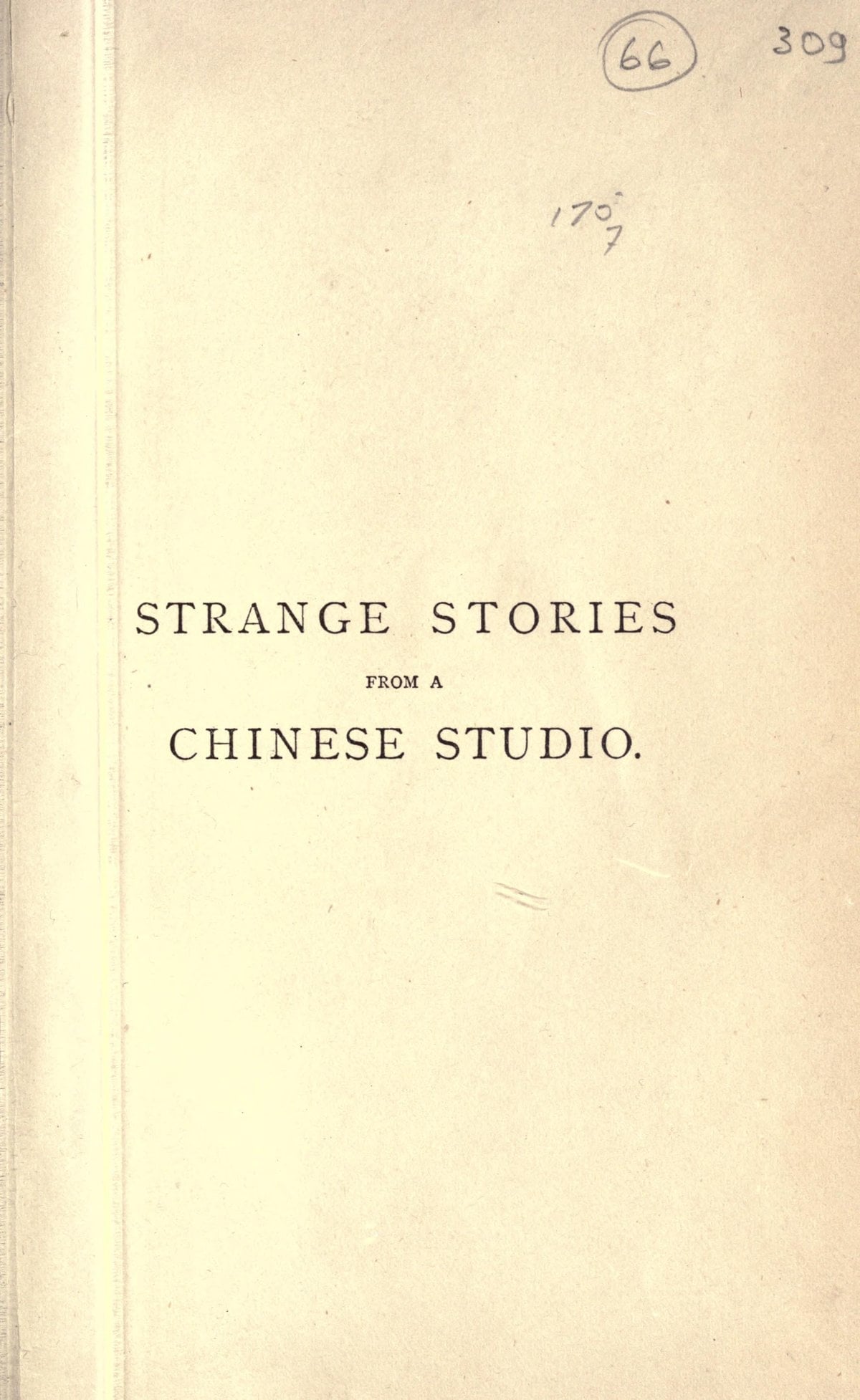 Strange Stories from a Chinese Studio (Vol. II)