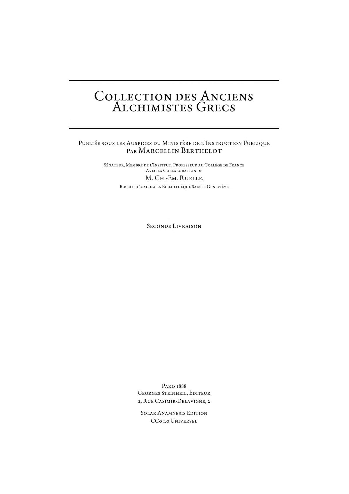 Collection of Ancient Greek Alchemists, Part 2