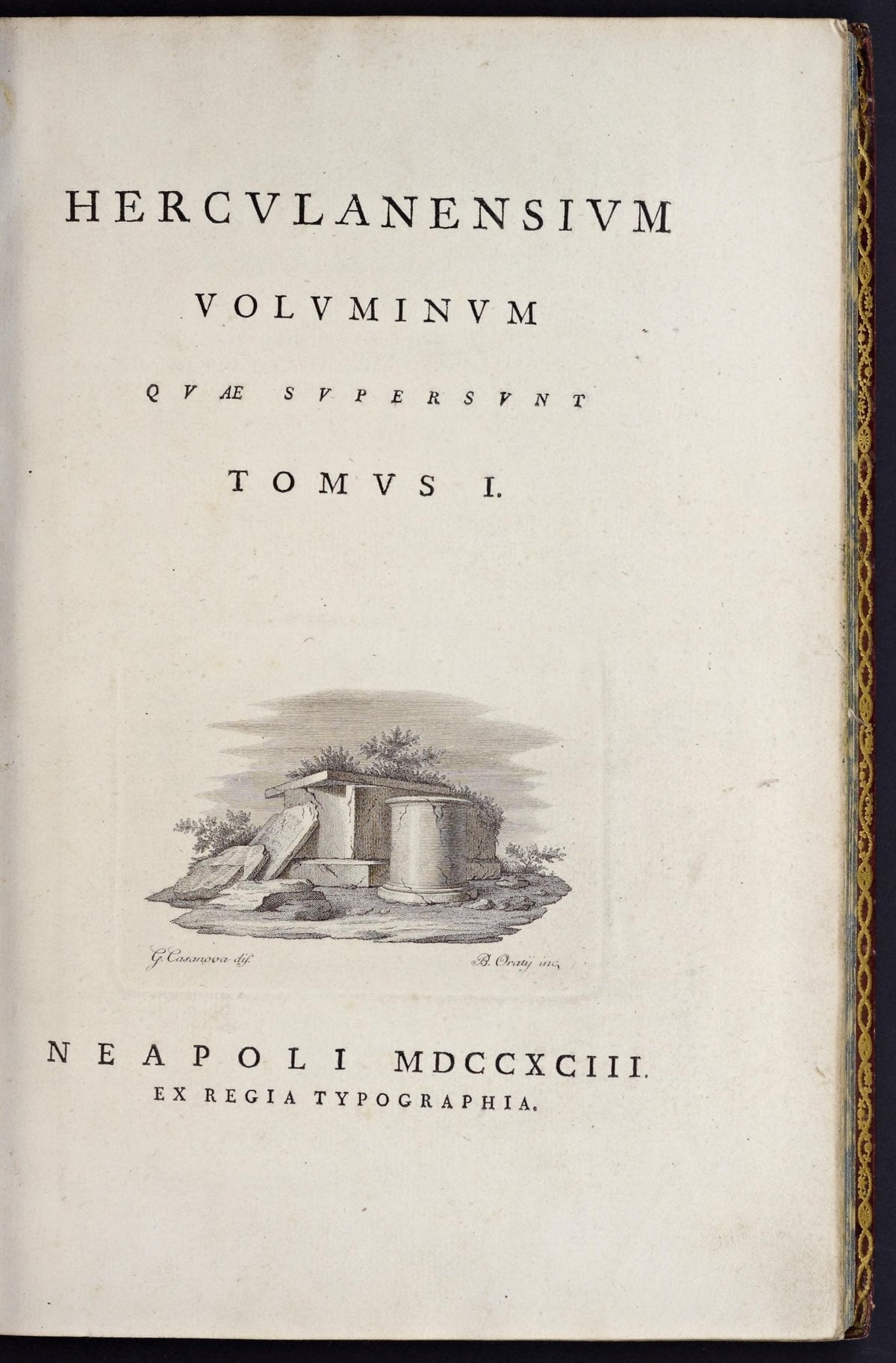 Herculaneum Volumes: Second Collection, Volume I