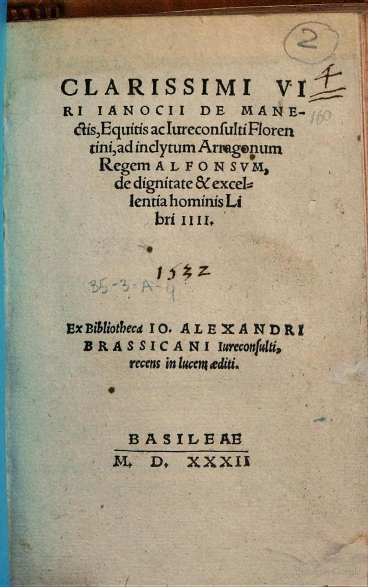 On the Dignity and Excellence of Man