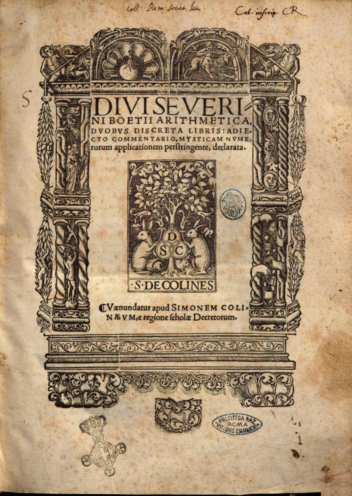 The Arithmetic of Boethius