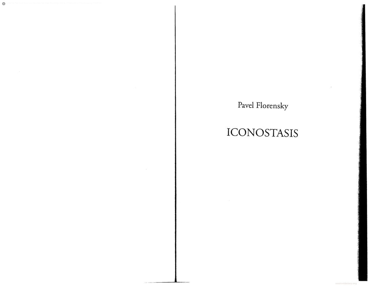 Iconostasis. Selected Works on Art