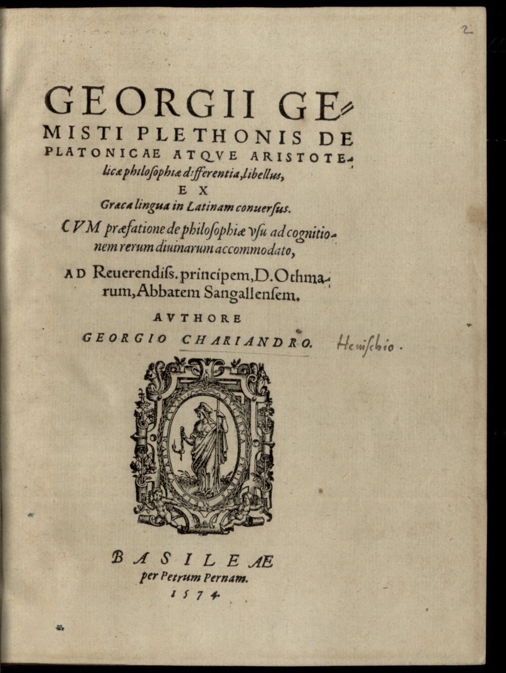 On the Difference Between Platonic and Aristotelian Philosophy