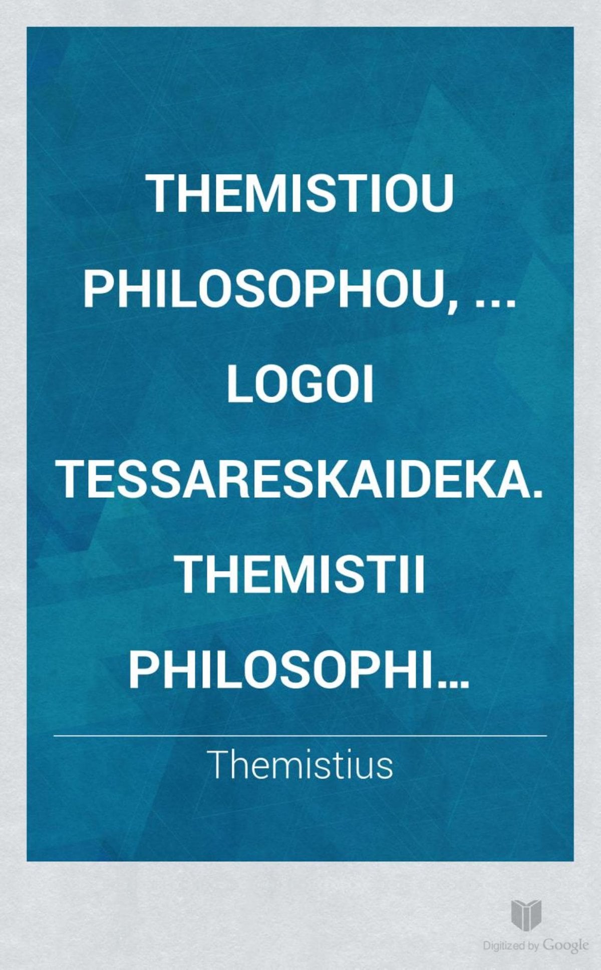 The Orations of Themistius