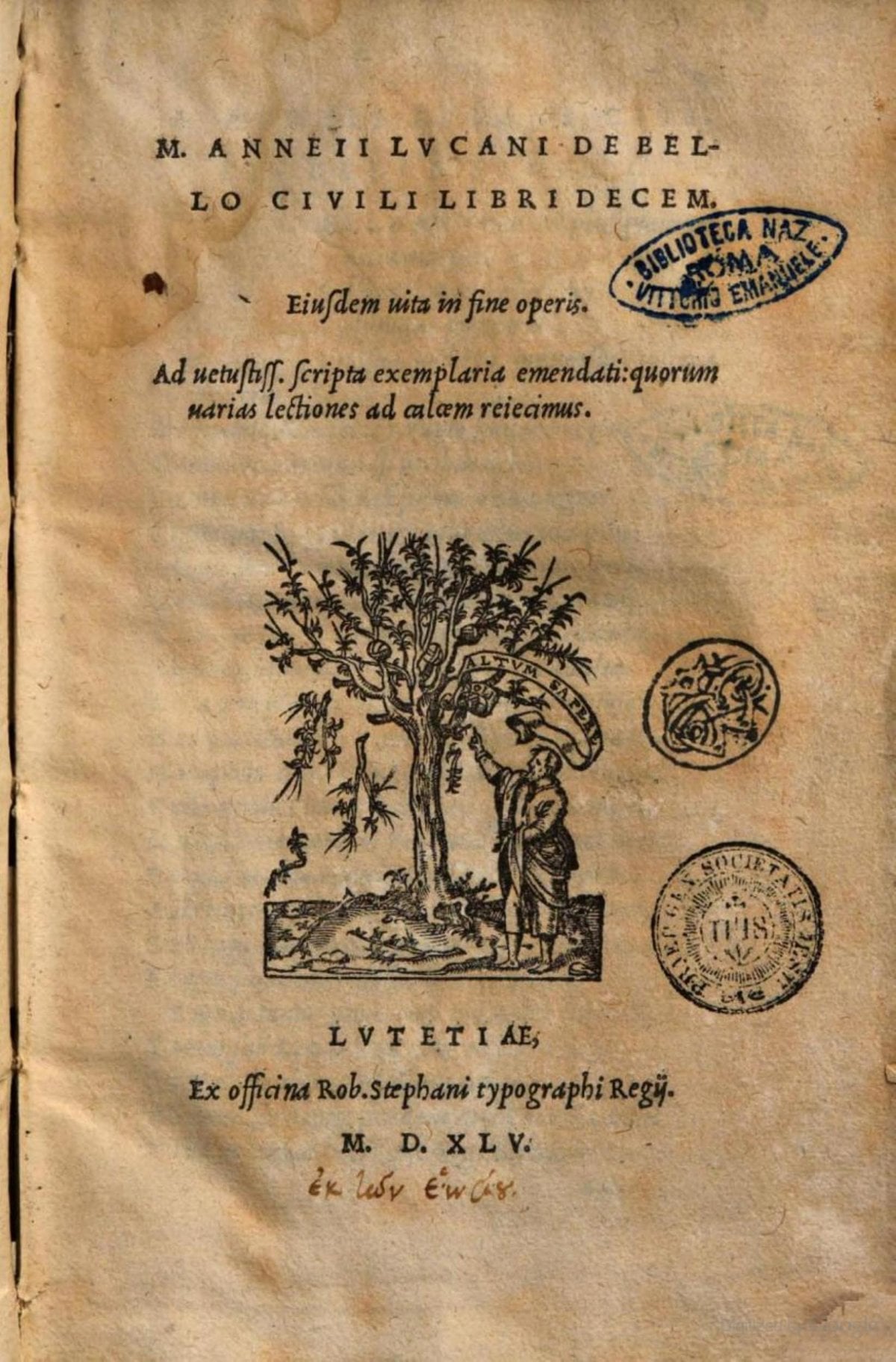 On the Civil War (Pharsalia)