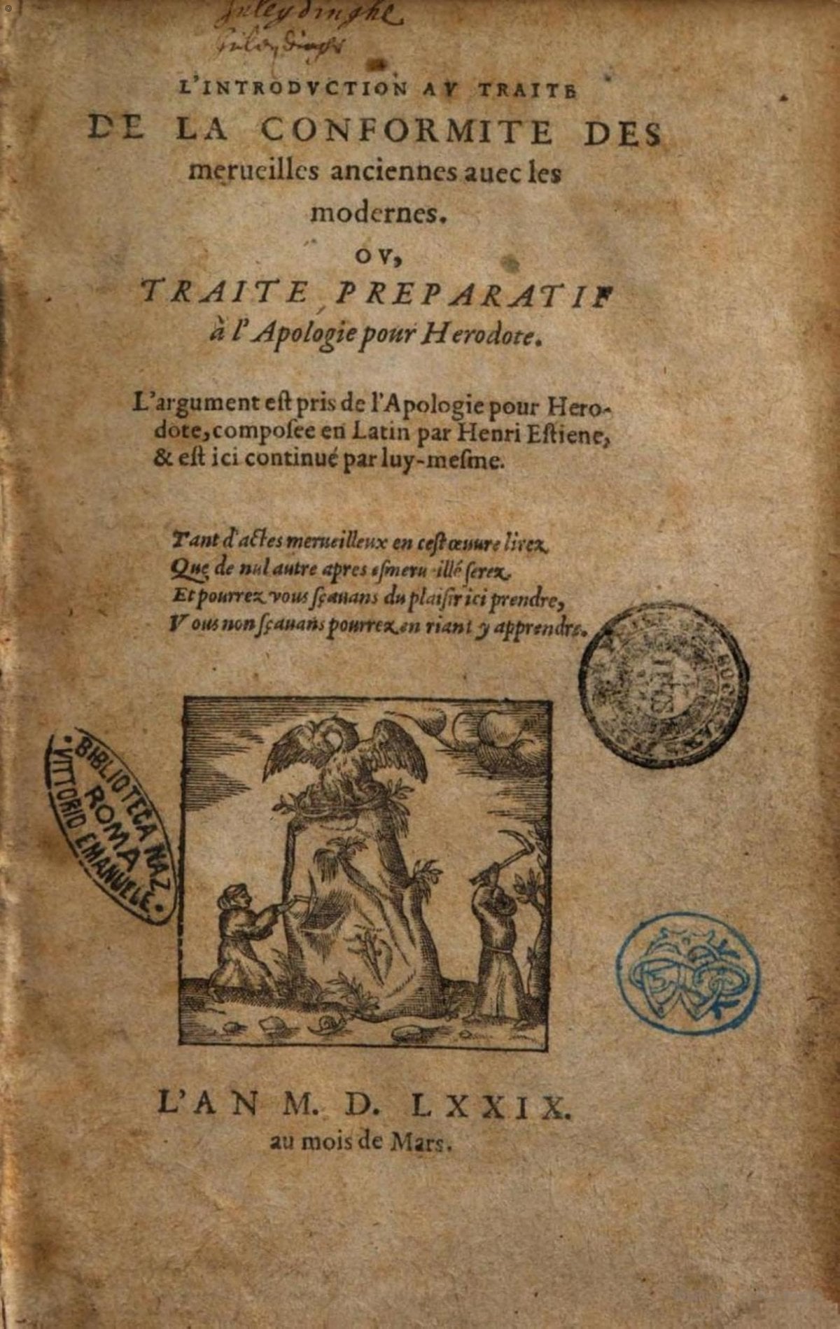 Introduction to the Treatise on the Conformity of Wonders