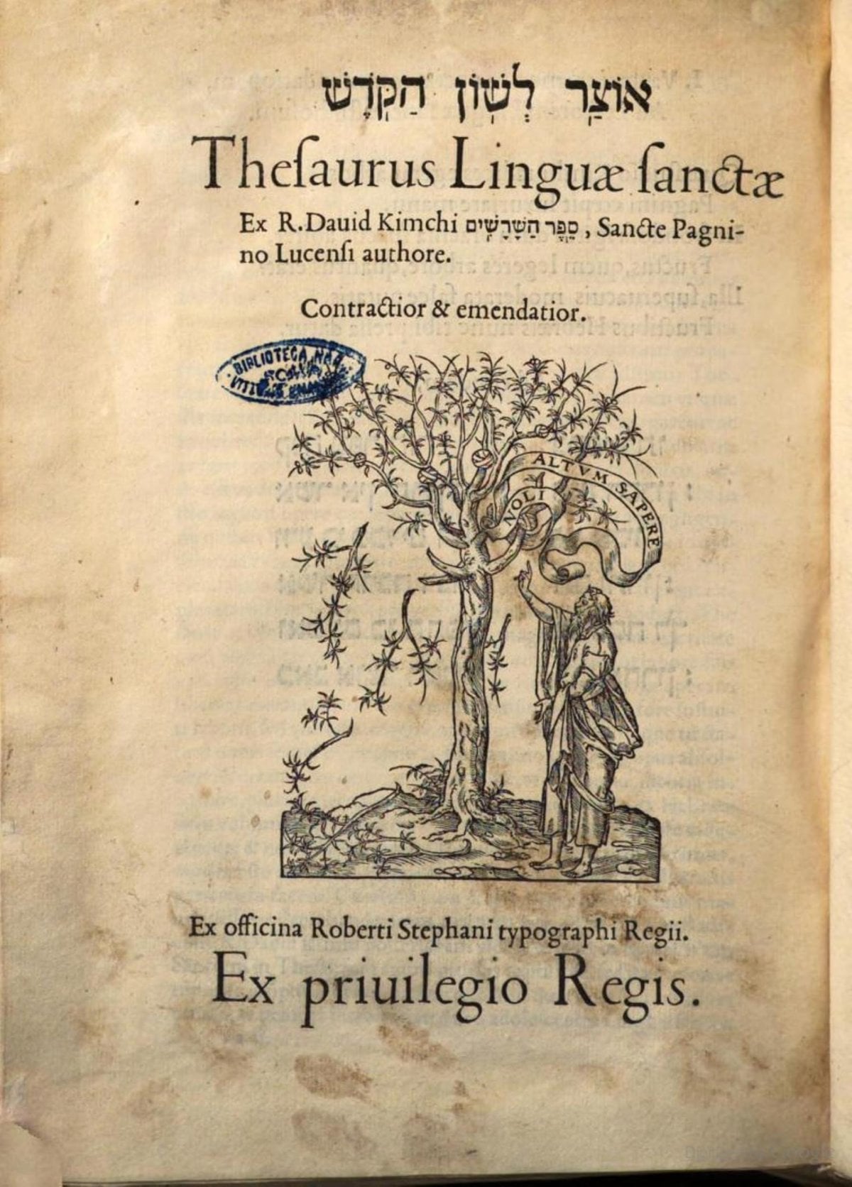 Pagnini Hebrew Dictionary