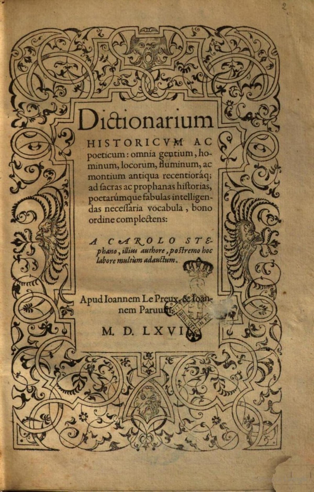 Historical and Poetical Dictionary