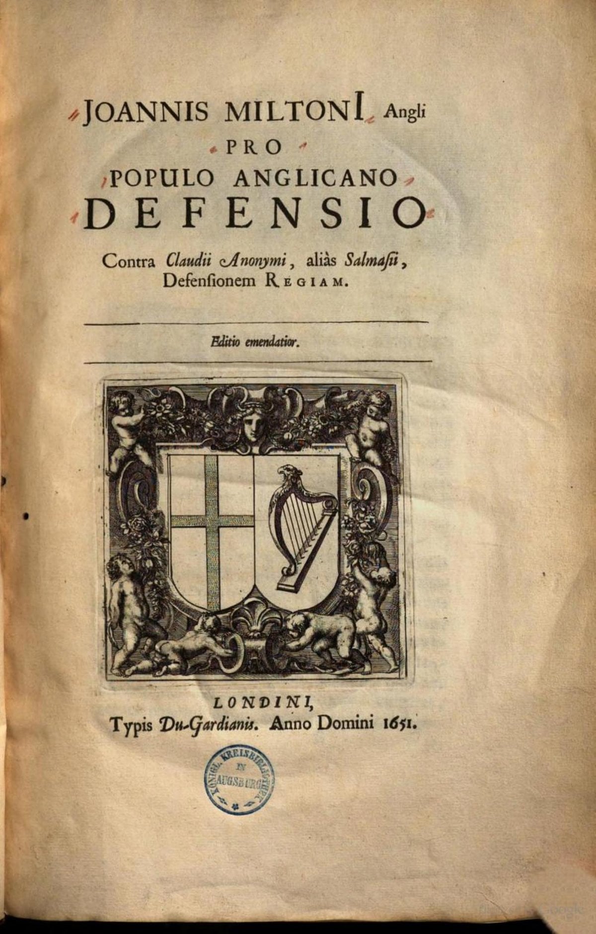 A Defence of the People of England