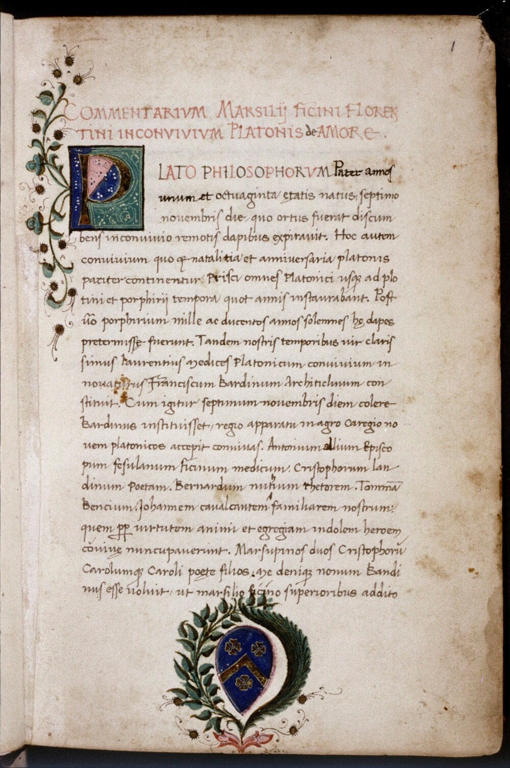 Commentary on Plato's Symposium