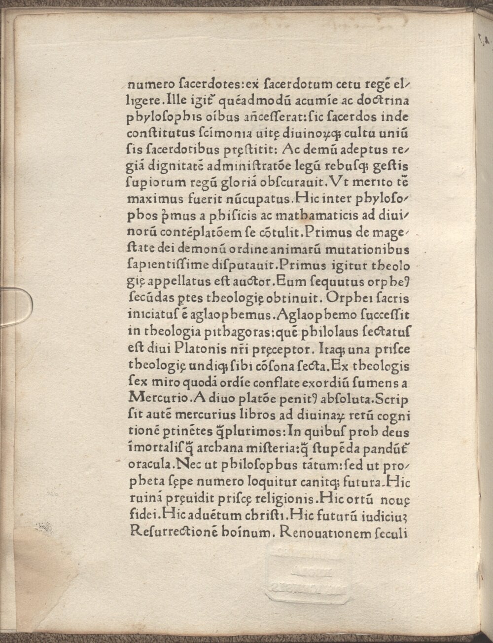 Hermes Trismegistus — Pimander (1472 Editio Princeps)