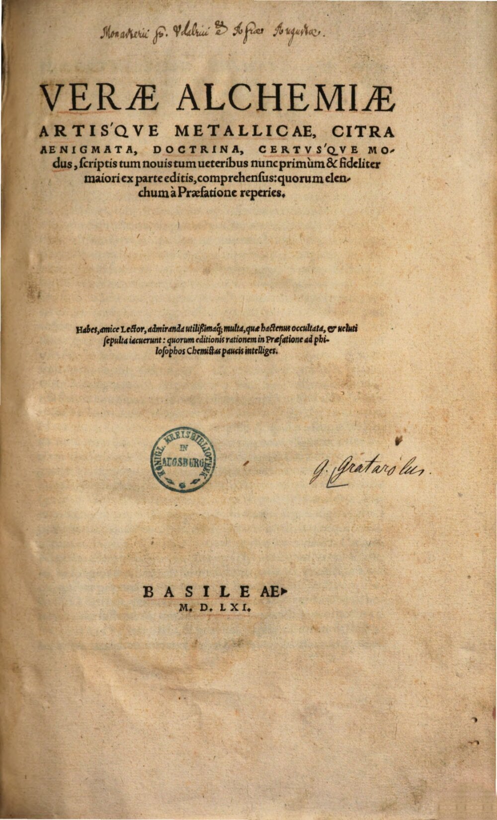 The Doctrine and Certain Method of the True Art of Alchemy and Metallurgy