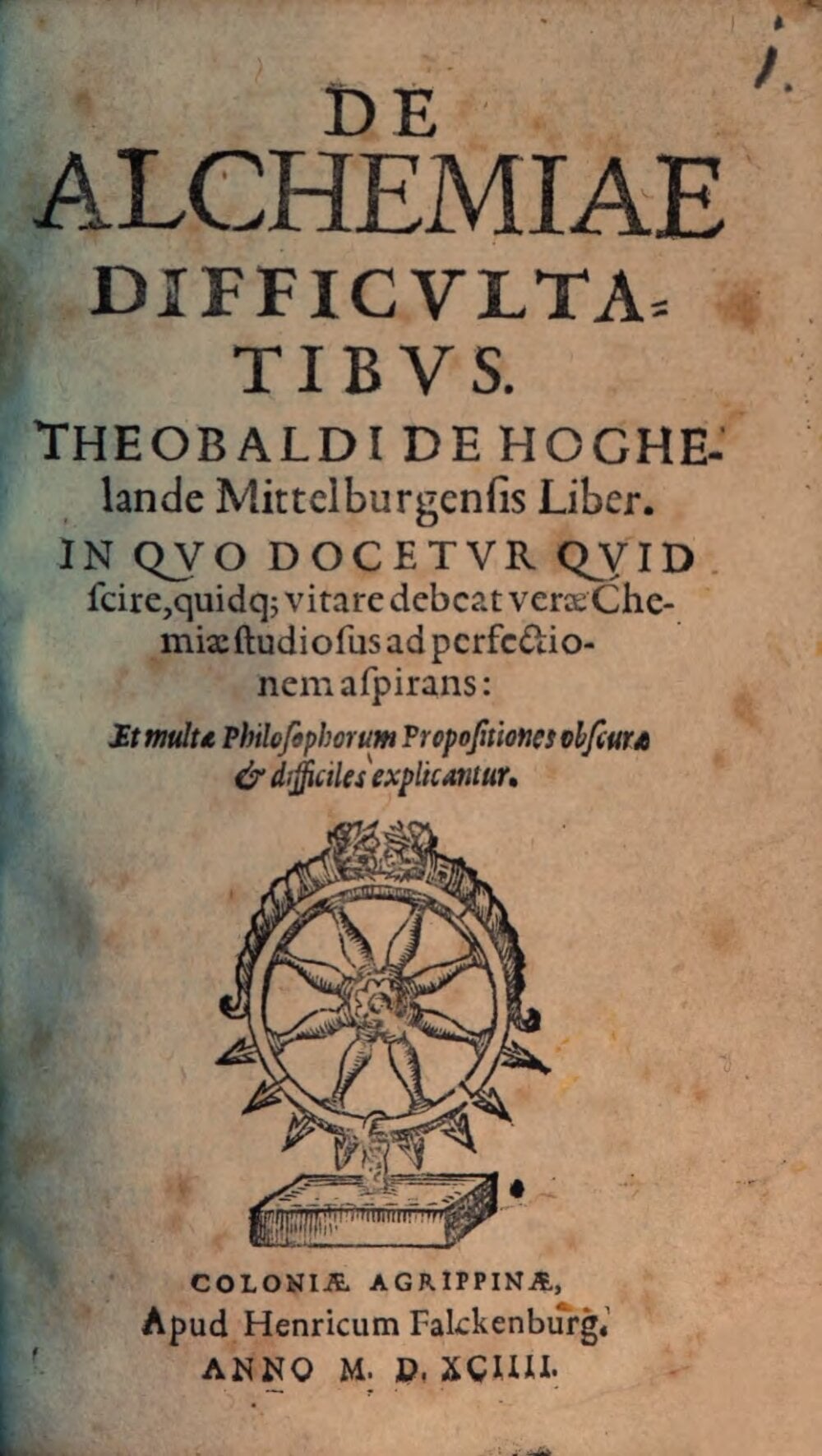 On the Difficulties of Alchemy