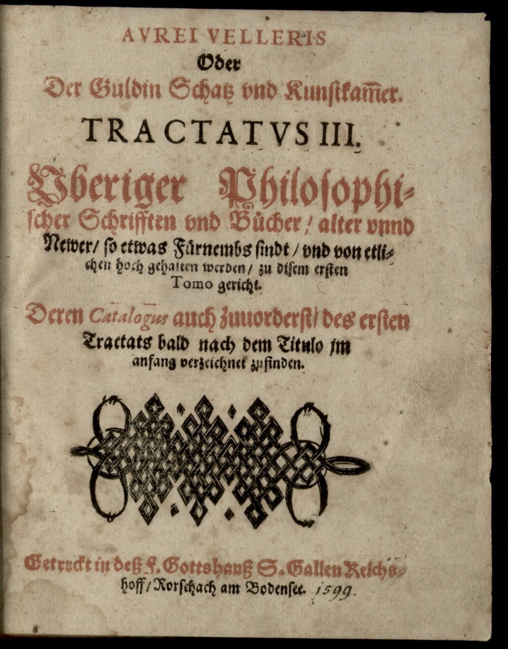 The Golden Fleece or Golden Treasure and Art Chamber