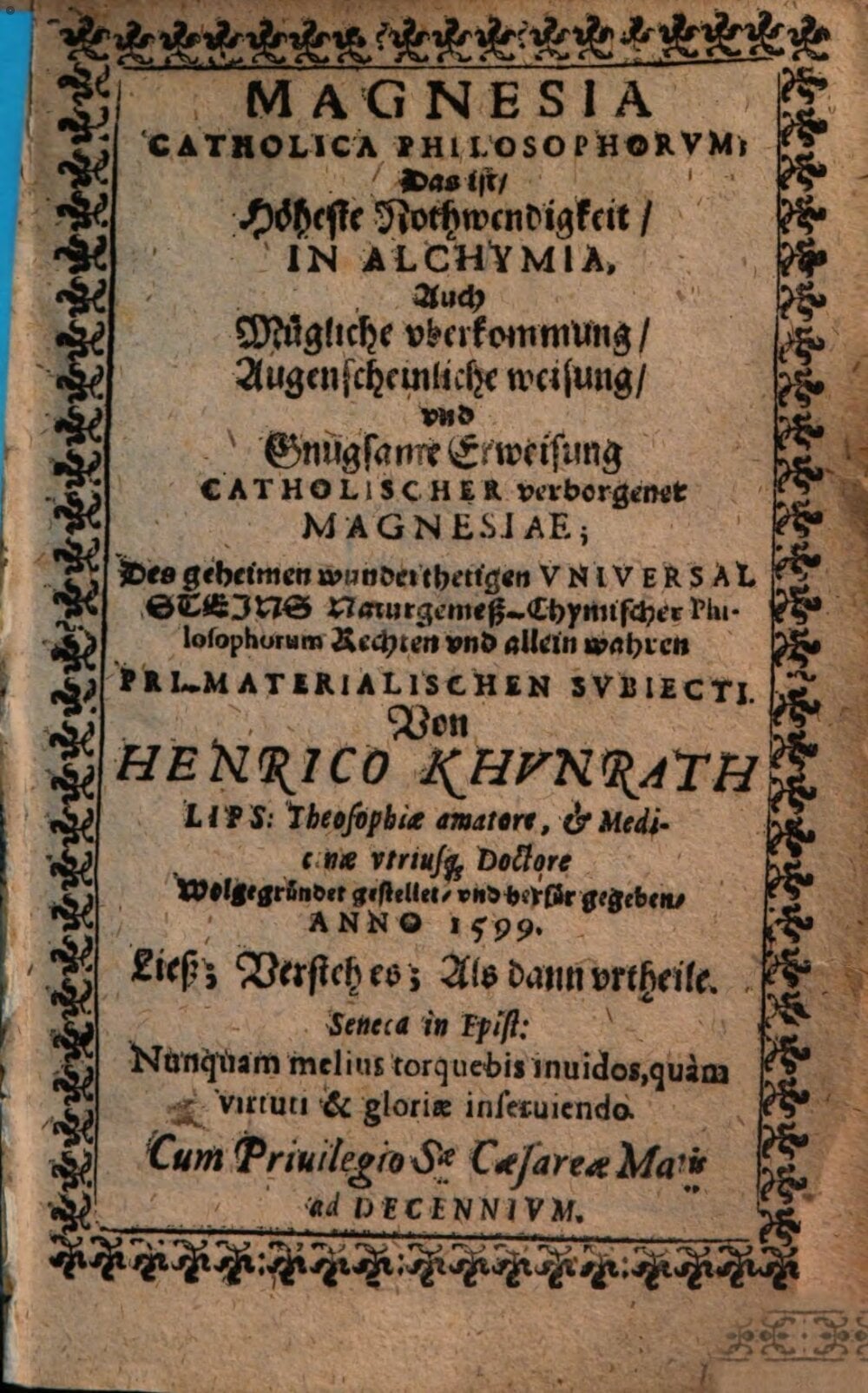 The Universal Magnesia of the Philosophers