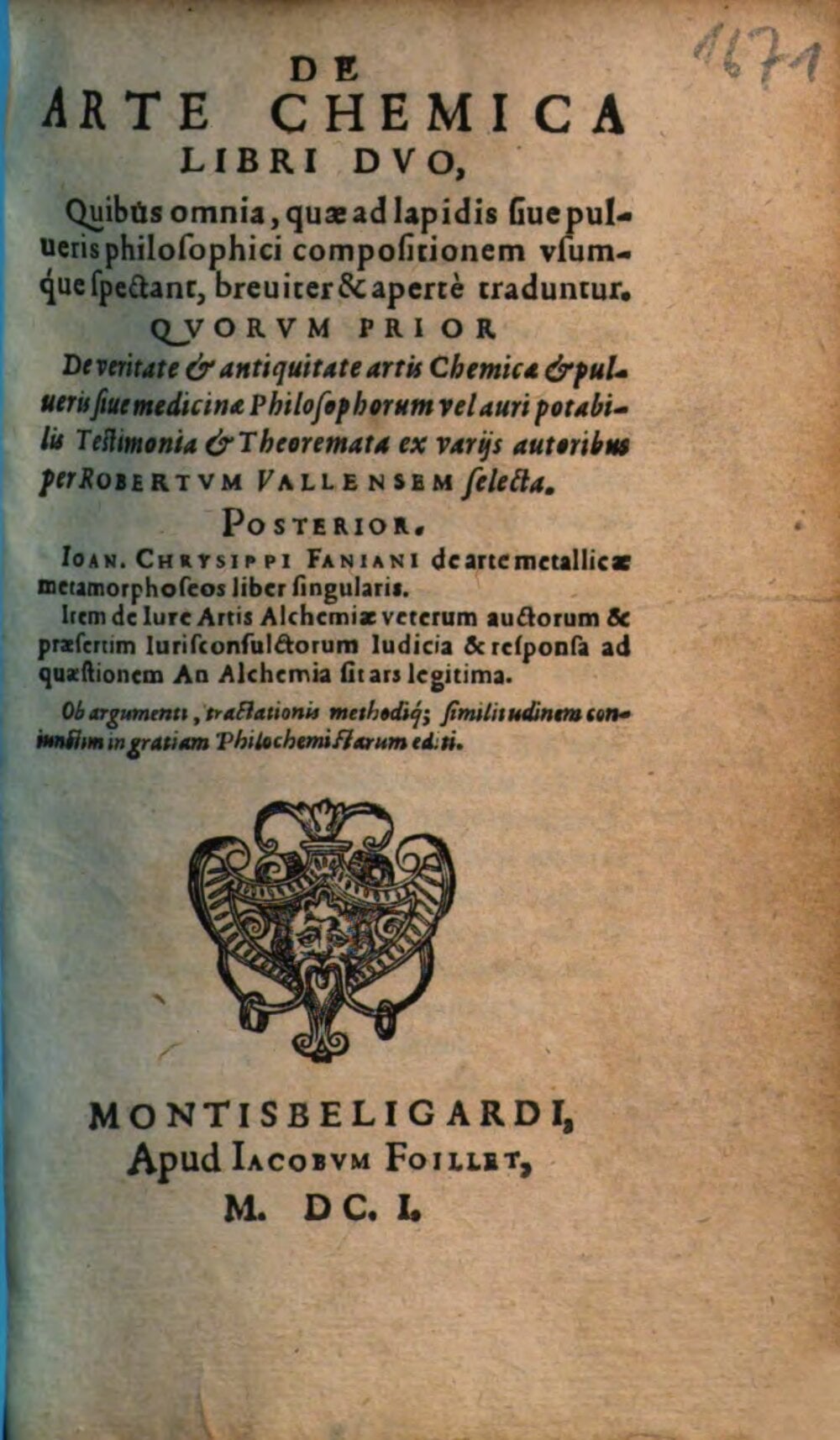 Two Books on the Chemical Art