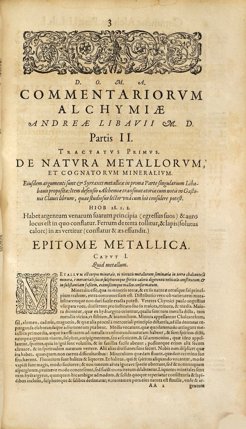 Commentaries on Alchemy