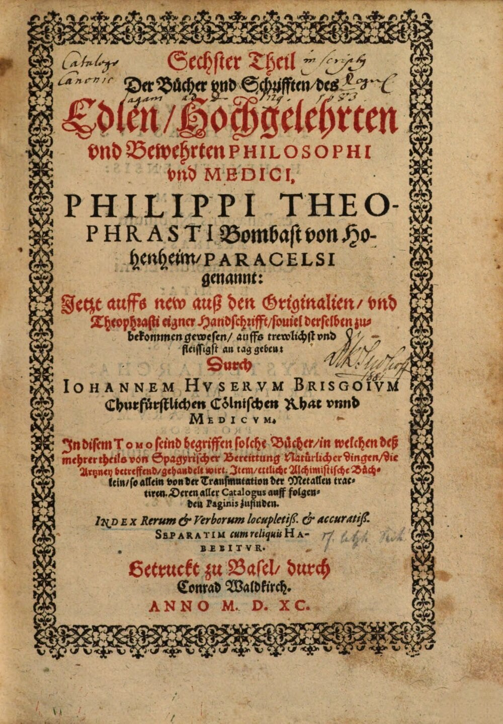 The Works of Paracelsus, Volume 6: On Spagyric Preparations and Alchemical Transmutation