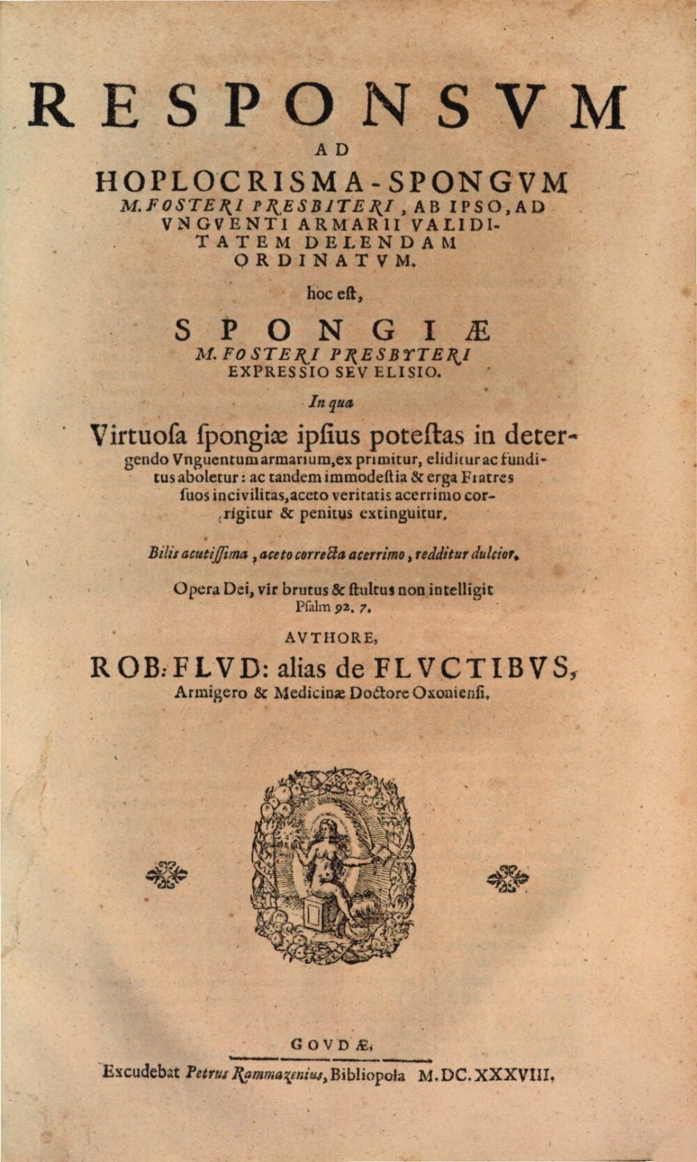 Response to the Sponge of the Weapon-Salve