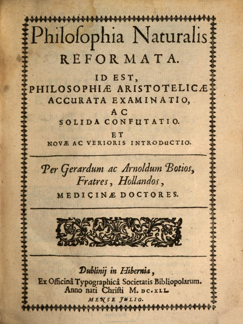 Natural Philosophy Reformed