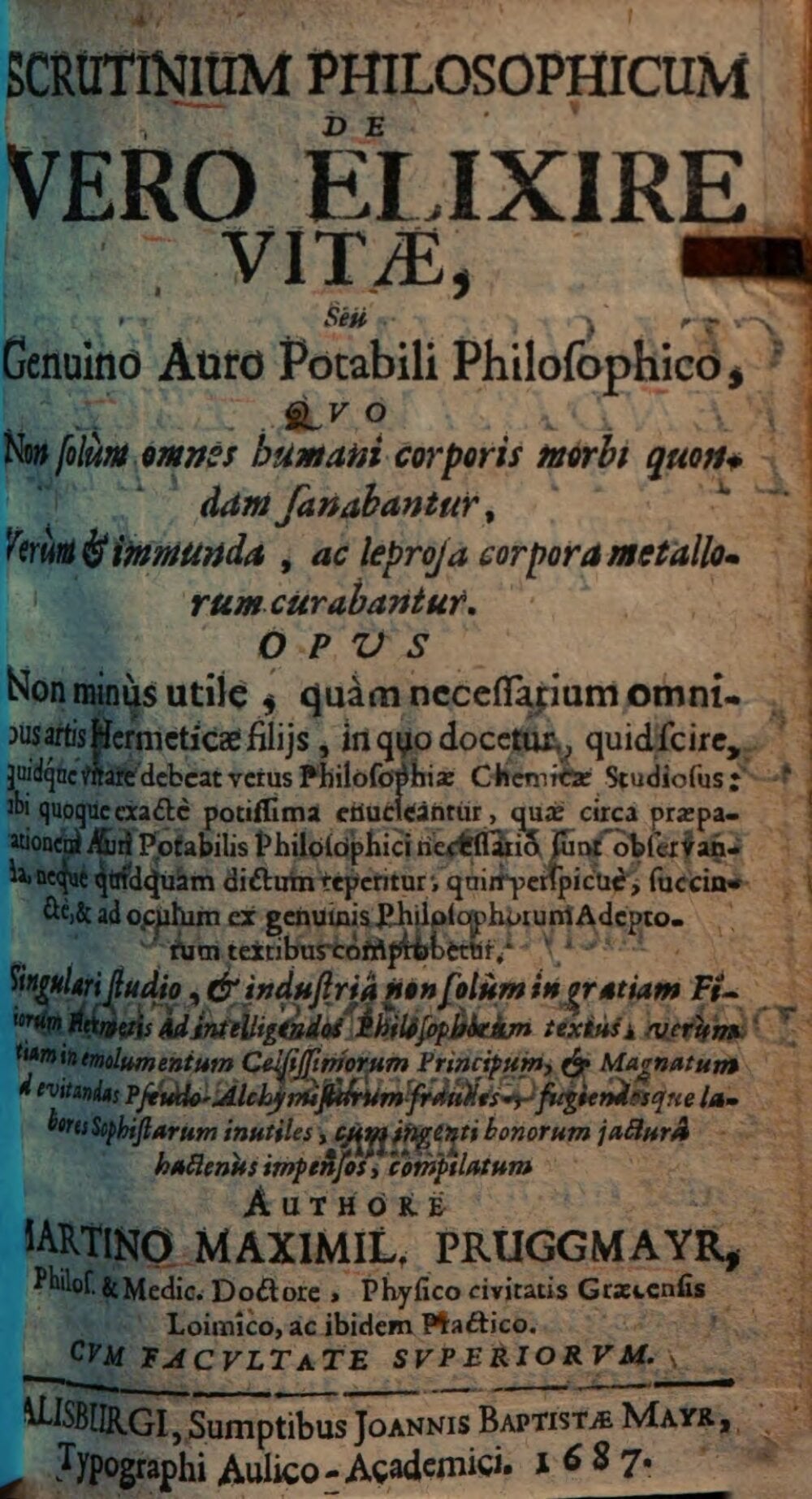 Philosophical Scrutiny of the True Elixir of Life