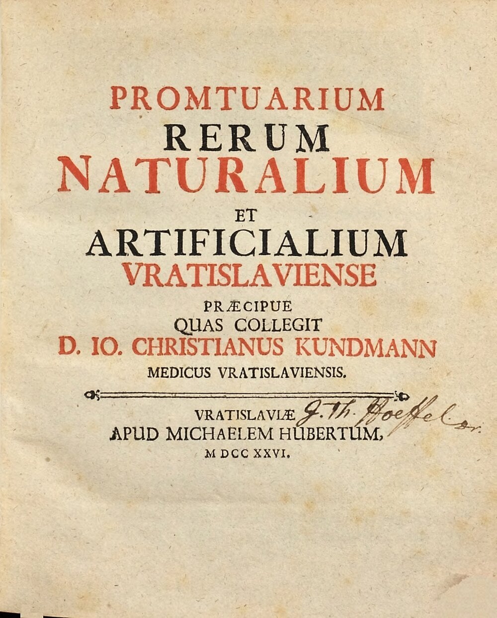 Breslau Repository of Natural and Artificial Things