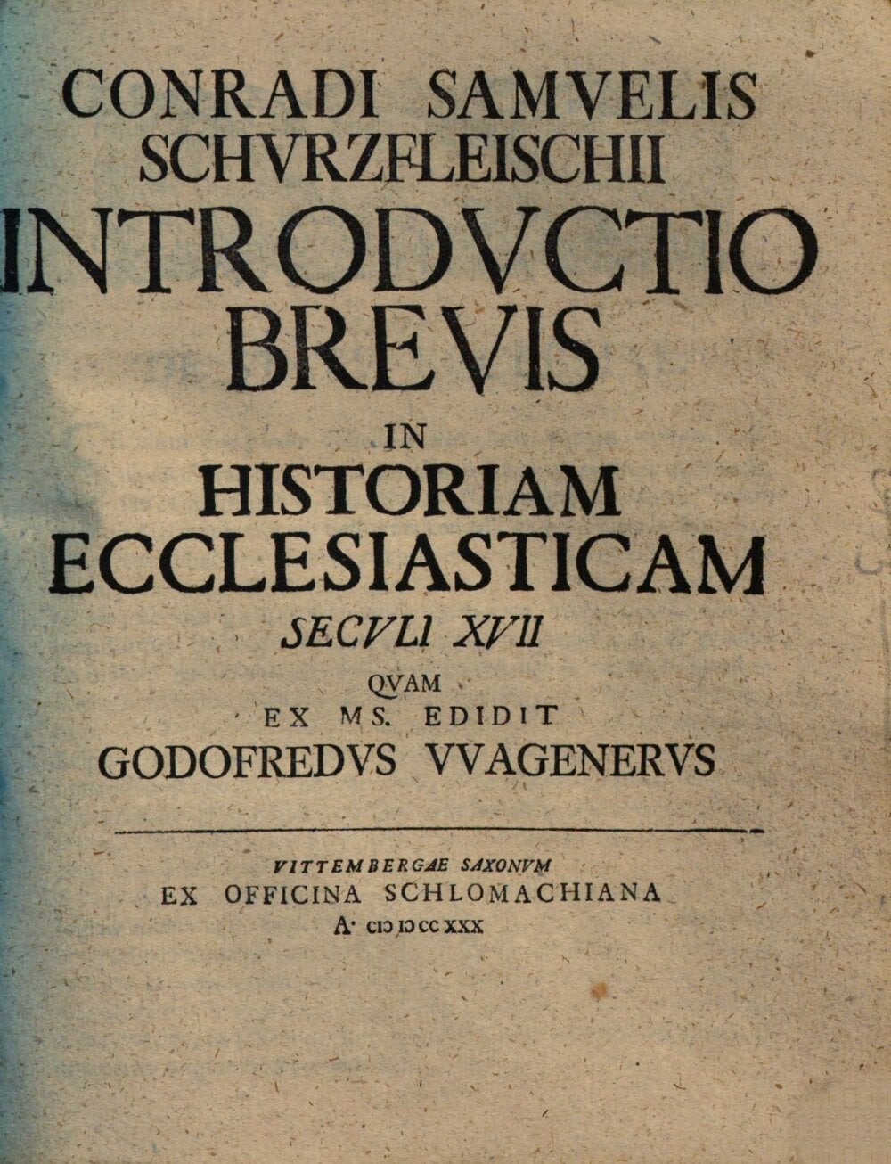 A Brief Introduction to the Ecclesiastical History of the 15th Century