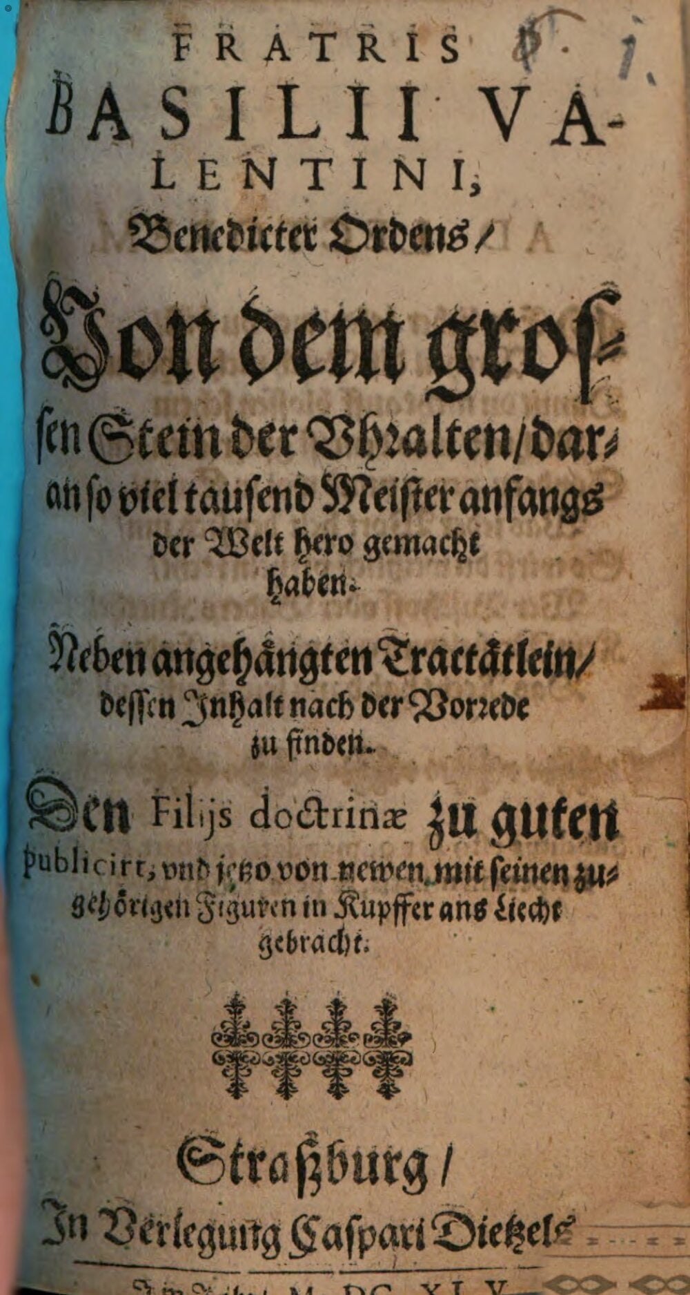 Of the Great Stone of the Ancients and the Twelve Keys