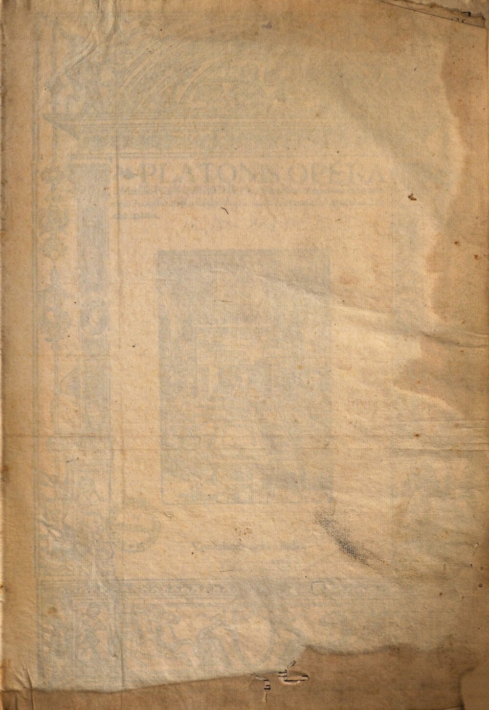 The Works of Plato (Platonis opera)