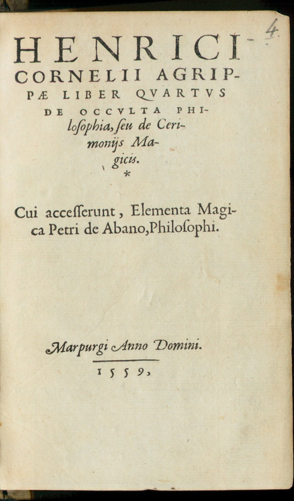 The Fourth Book of Occult Philosophy, or Of Magical Ceremonies