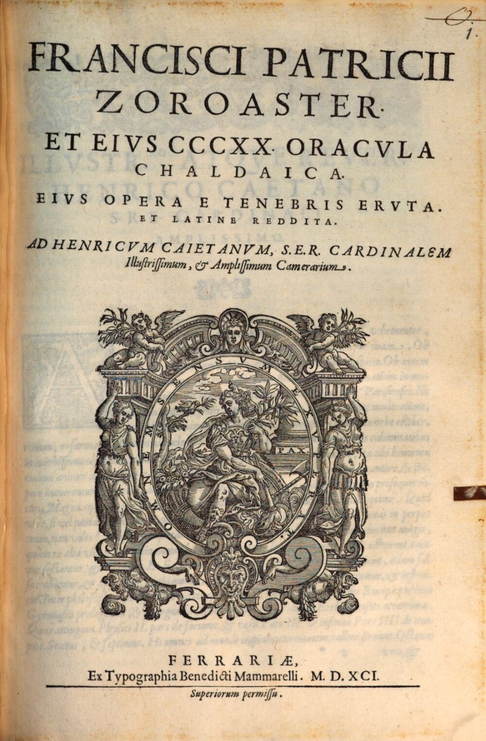 Zoroaster and His Three Hundred and Twenty Chaldean Oracles