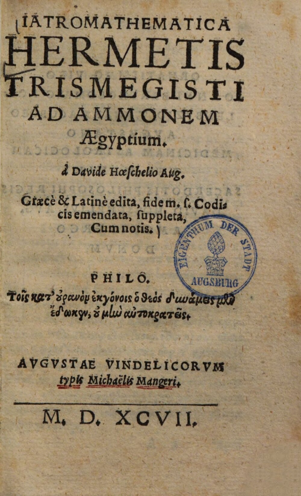 Hermetic Medical Astrology for Ammon the Egyptian