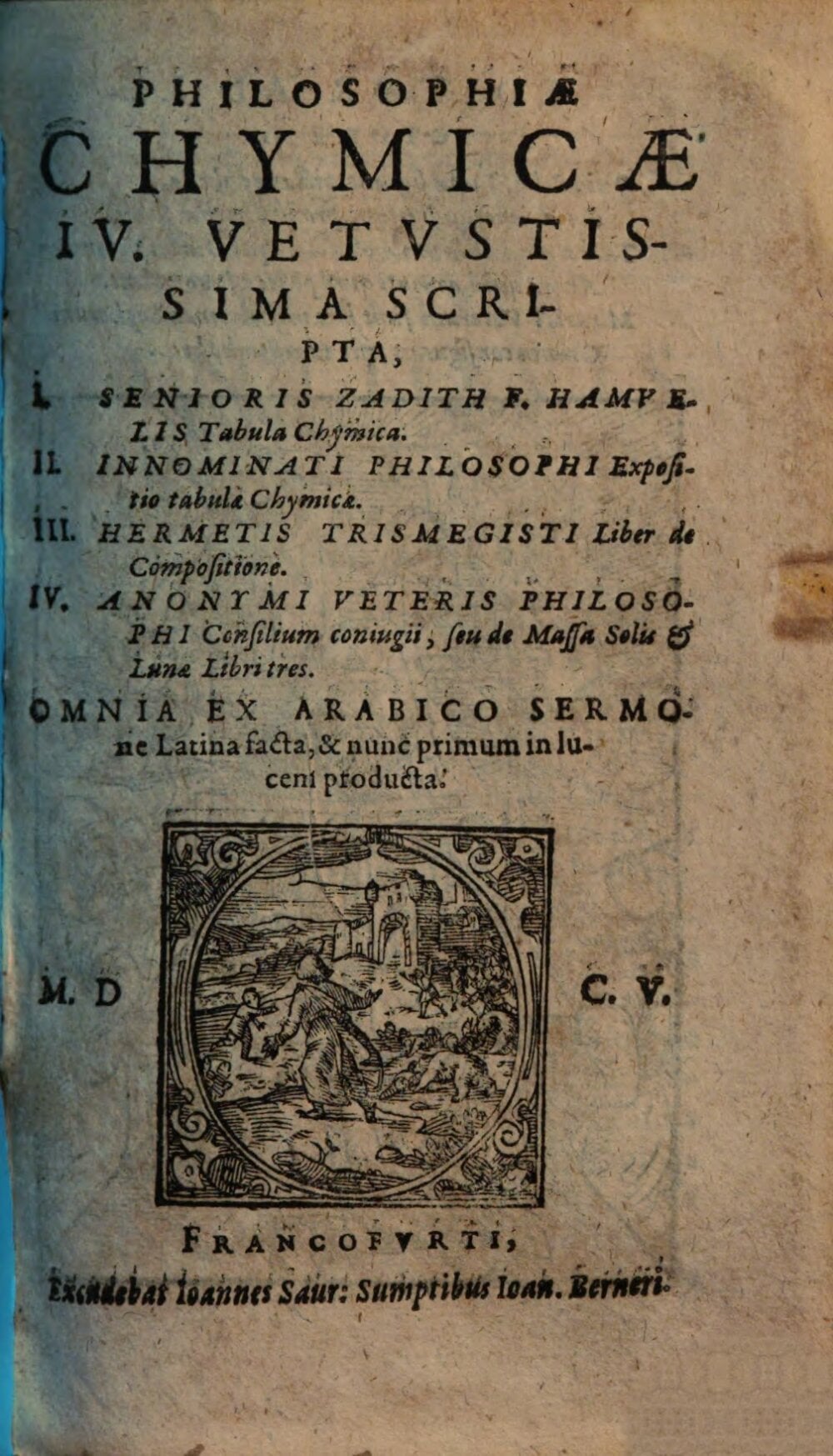 Four Ancient Writings on Chemical Philosophy