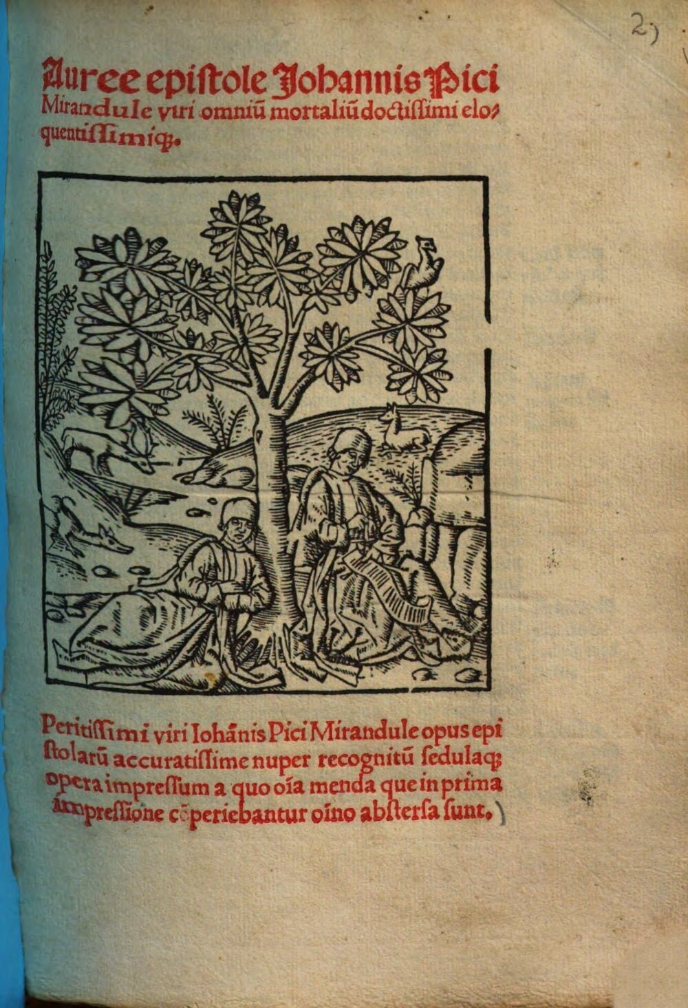 The Golden Letters of Giovanni Pico della Mirandola