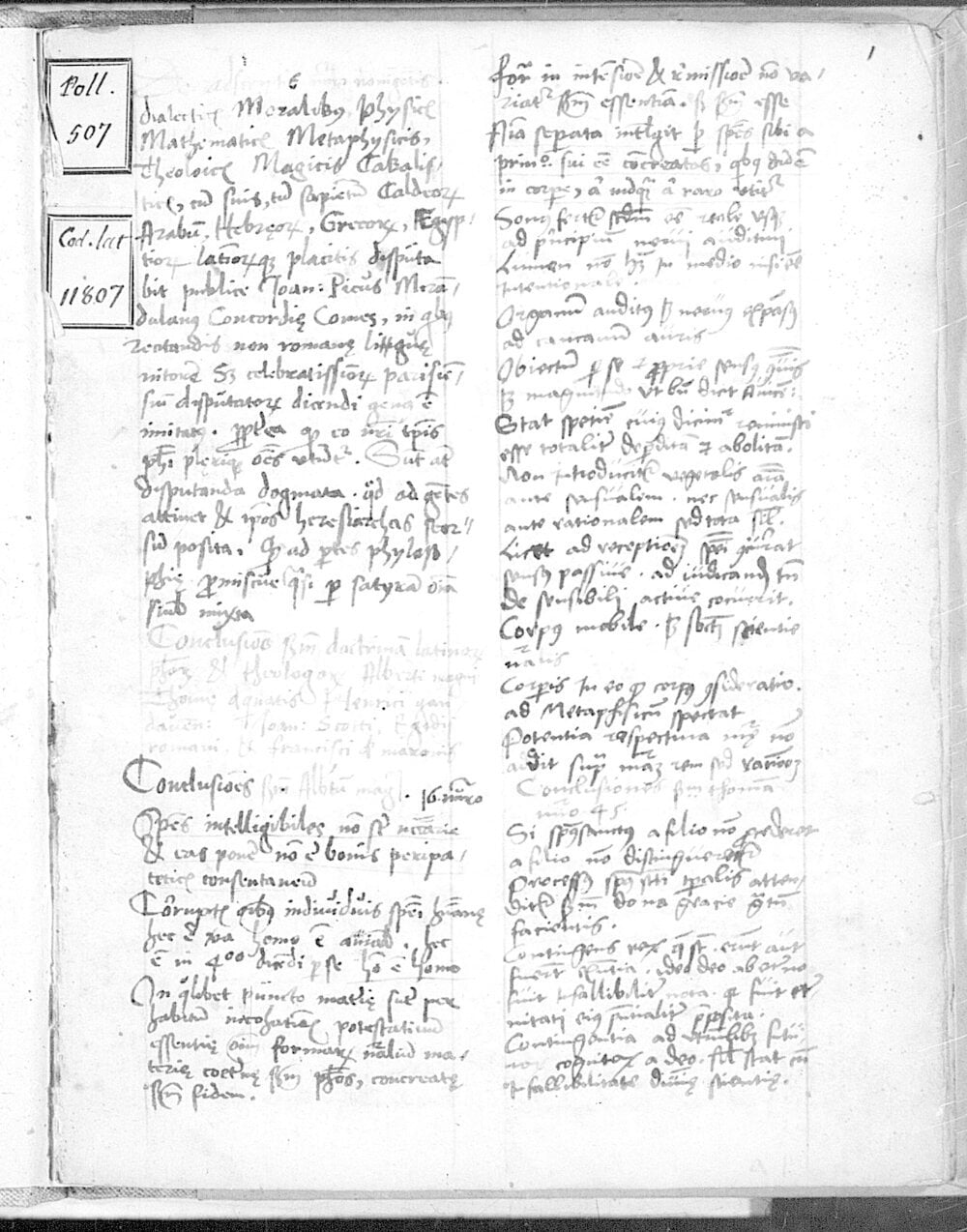 The Nine Hundred Theses for Debate in Rome in 1486