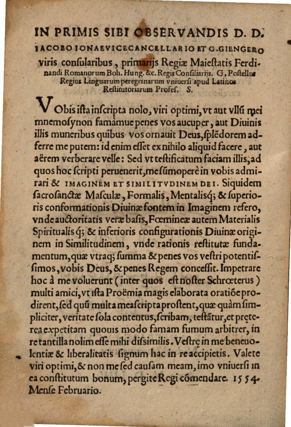 On the Excellence of the Phoenician or Hebrew Language and the Necessary Use of it and Arabic among Latins