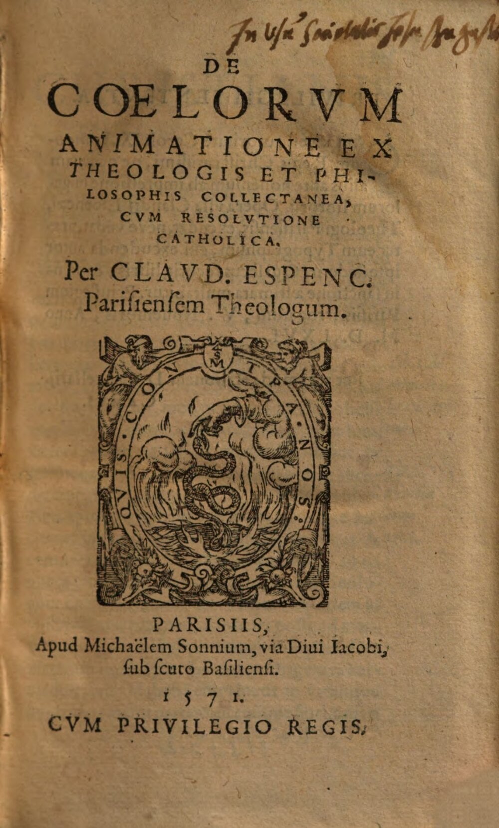 On the Animation of the Heavens