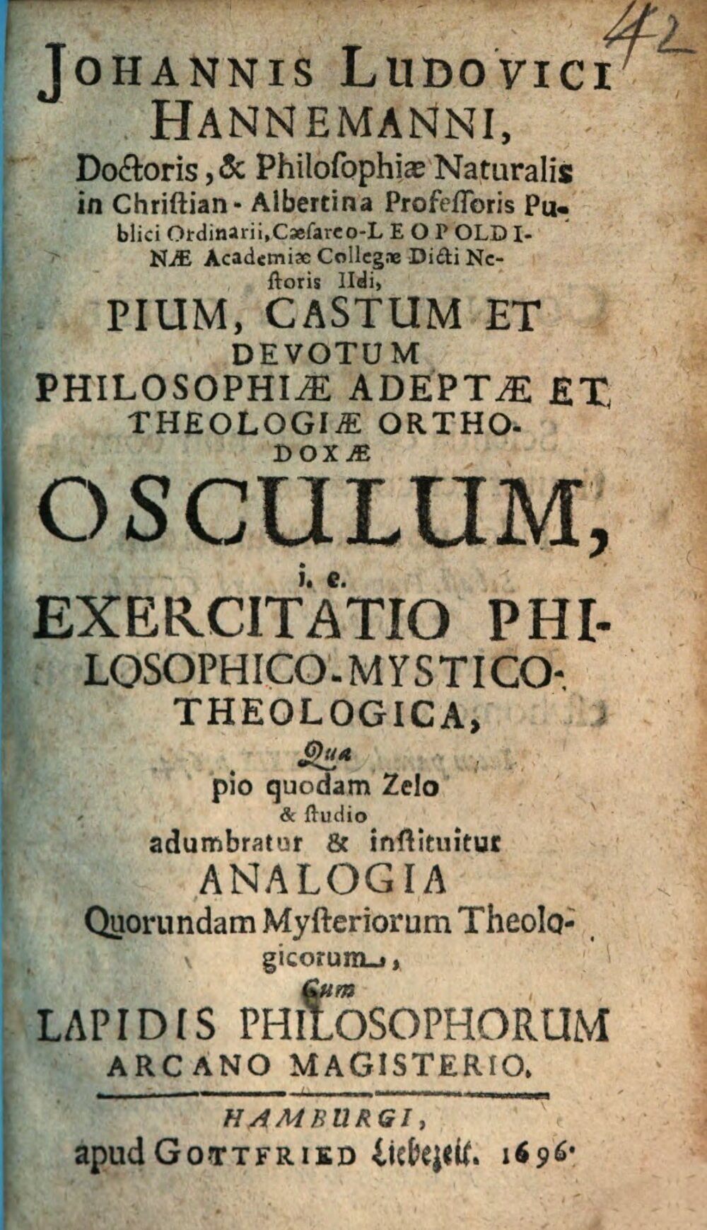 The Pious, Chaste, and Devout Kiss of Adept Philosophy and Orthodox Theology