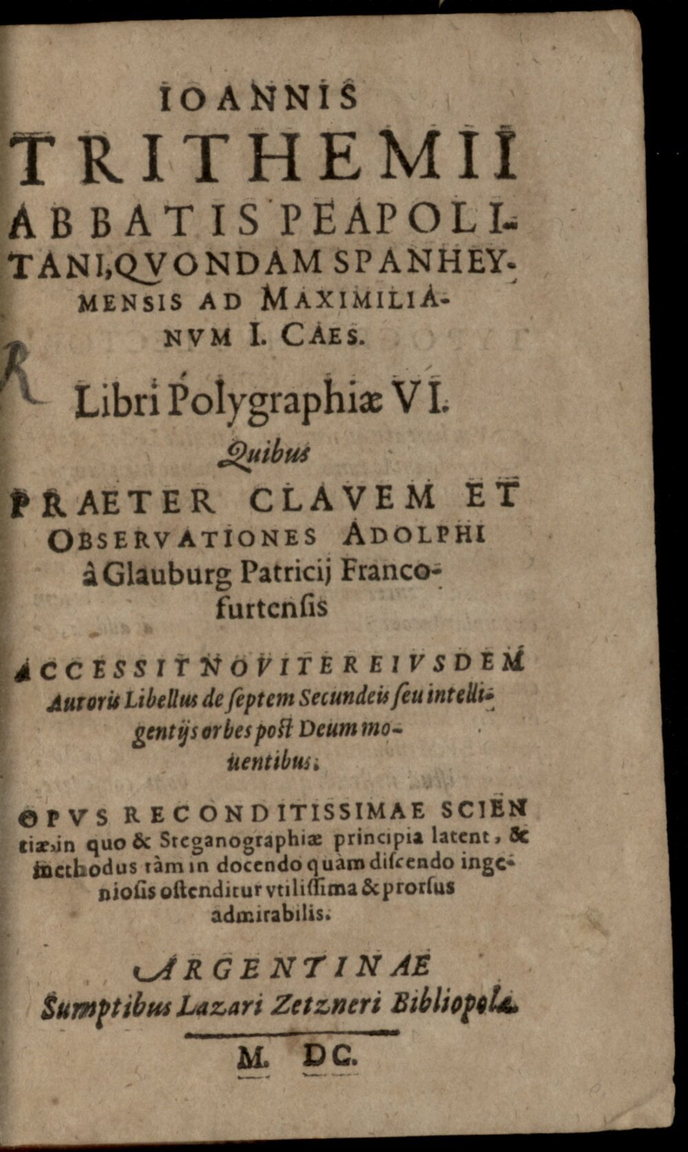 Six Books of Polygraphy