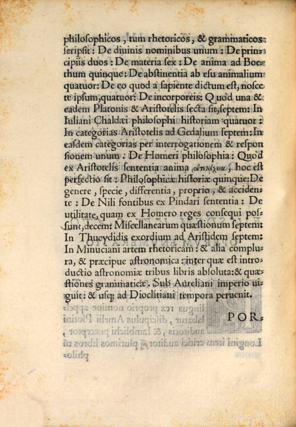 On Abstinence from Animal Food