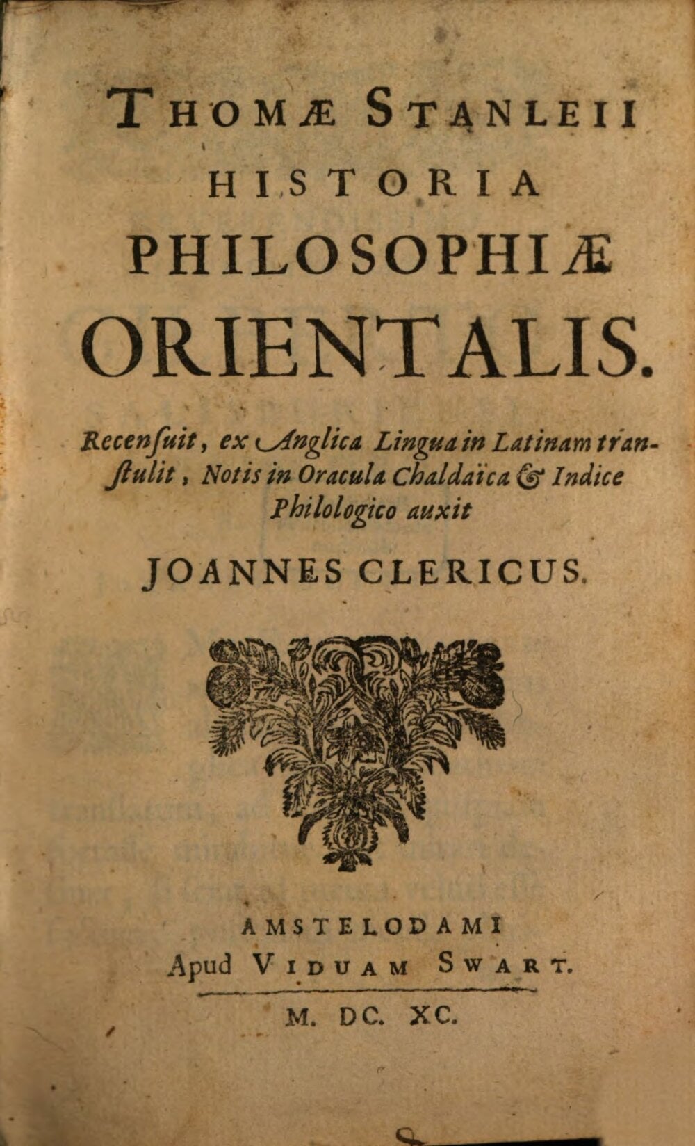 History of Oriental Philosophy