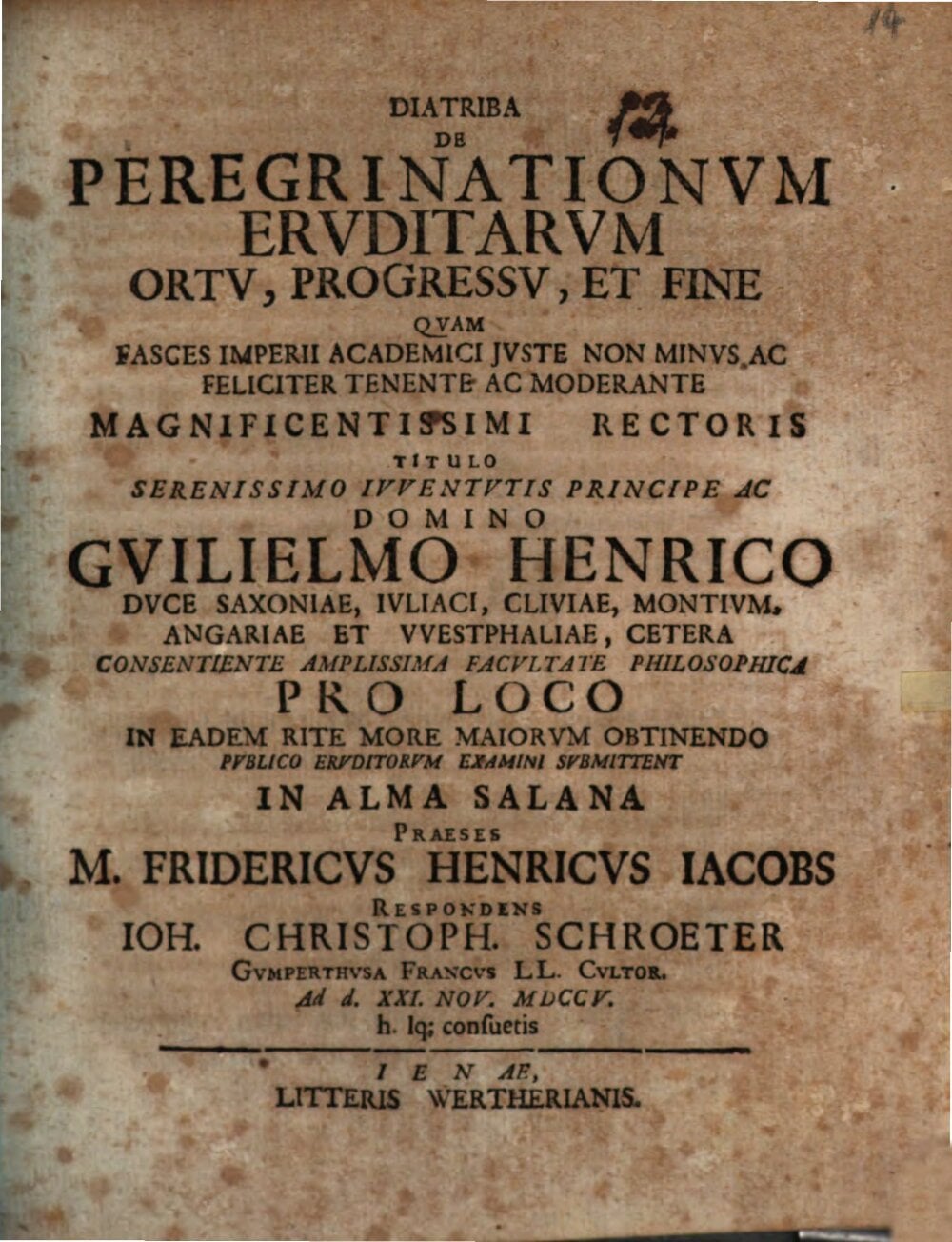 A Discourse on the Origin, Progress, and Purpose of Scholarly Travels