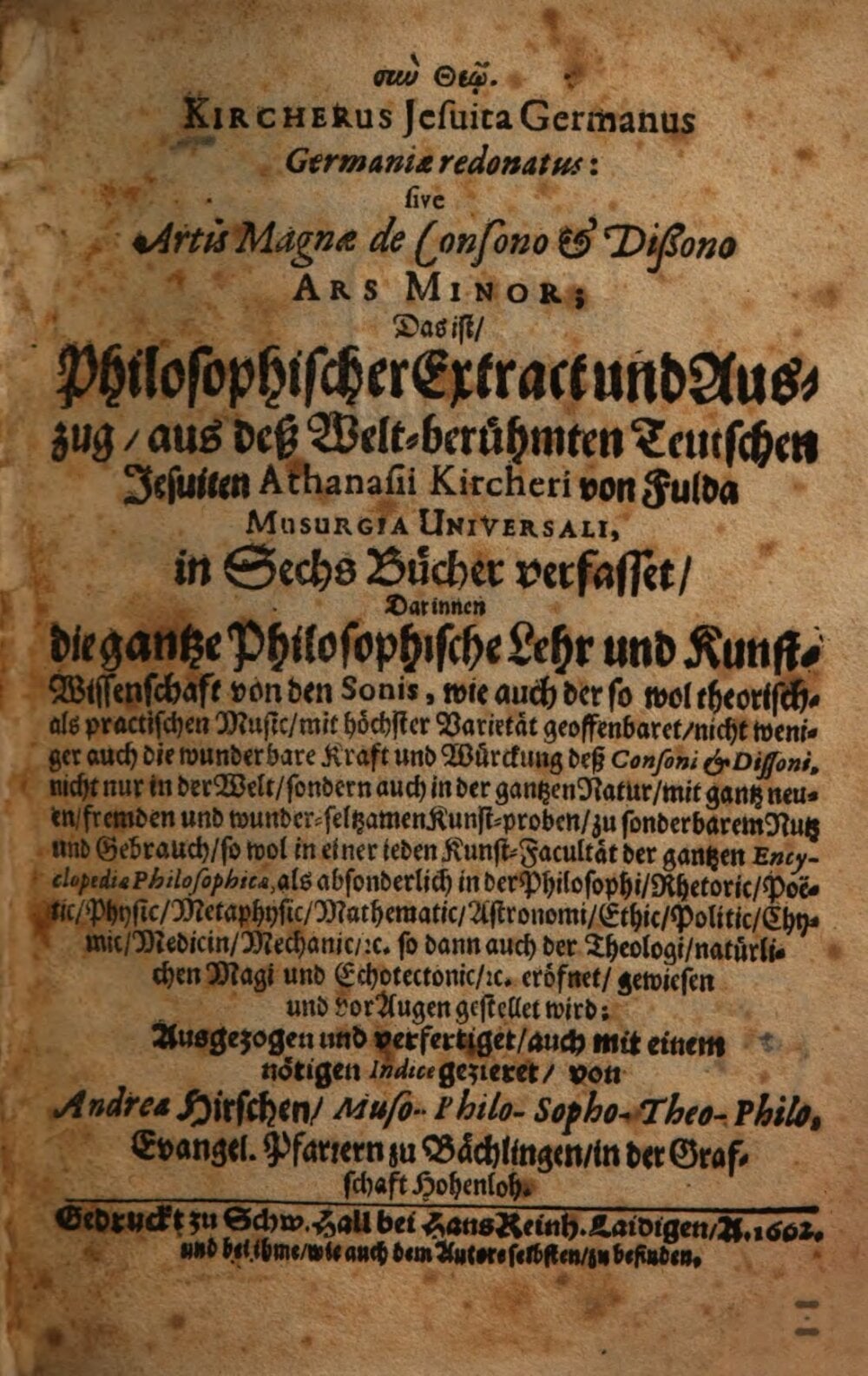 The Minor Art of Consonance and Dissonance