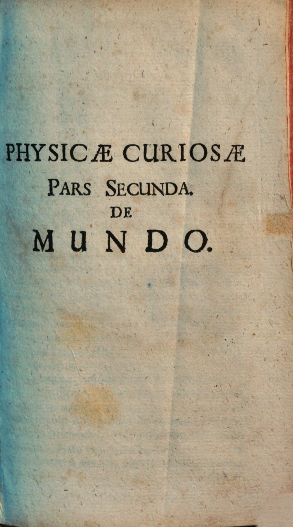 Curious Physics: On the World