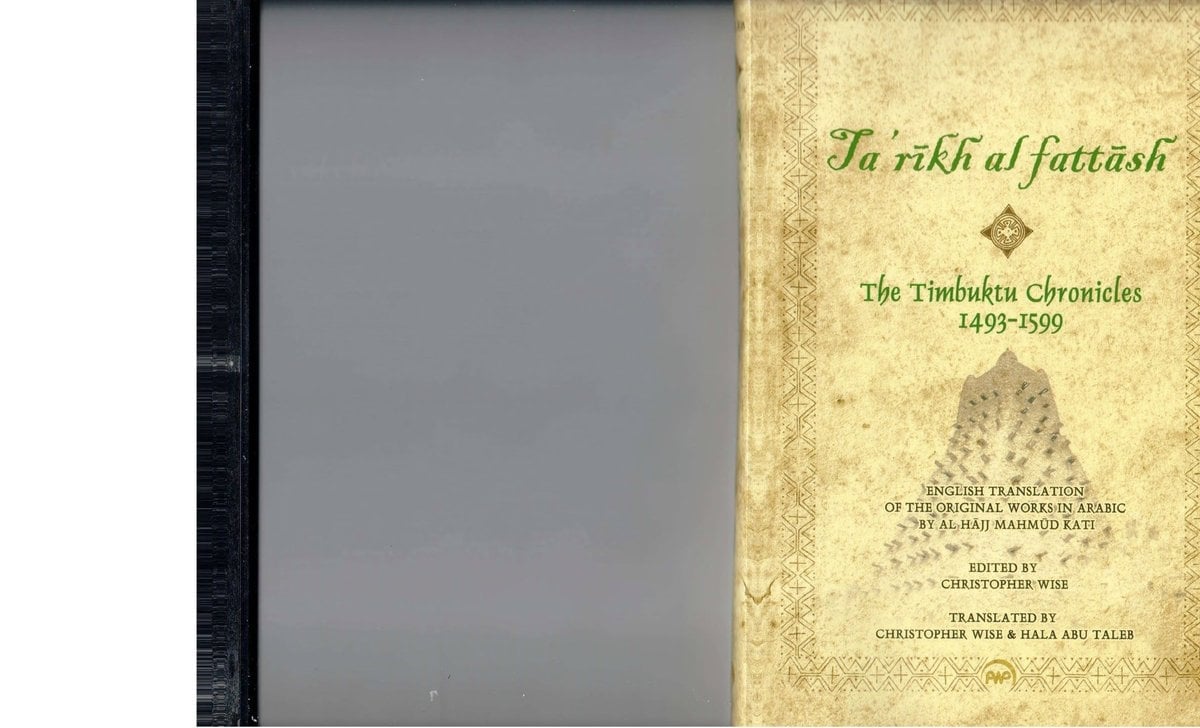 تاريخ الفتاش (Timbuktu Chronicles 1493-1599)