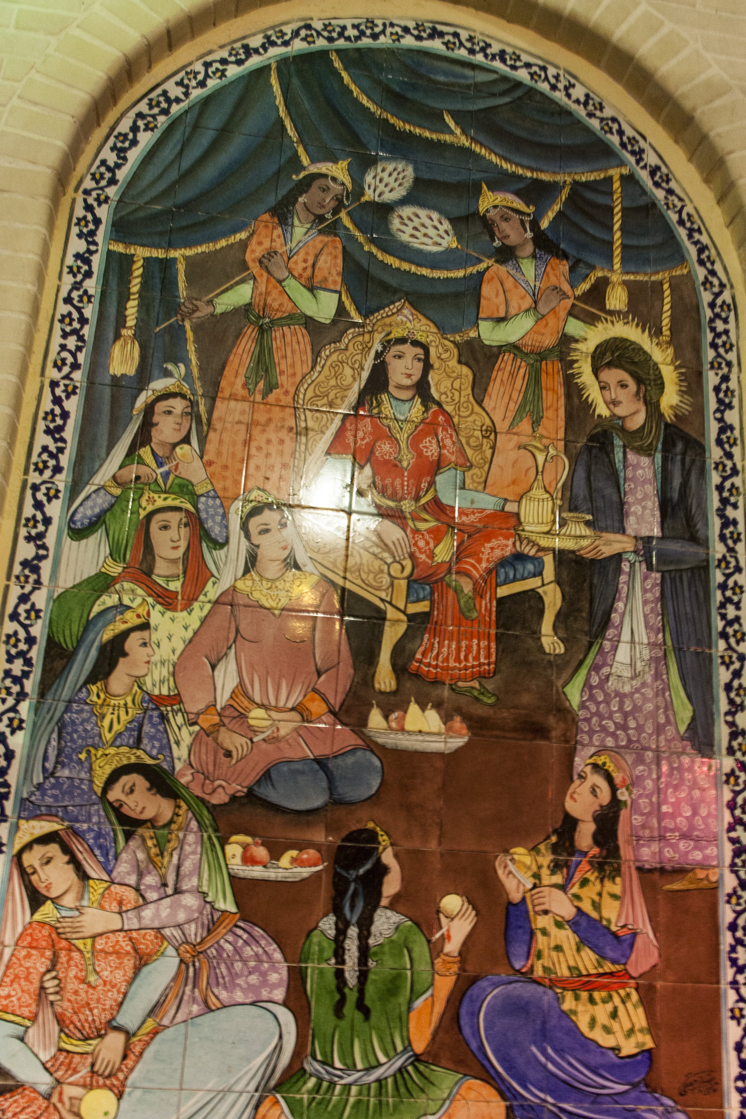 A strange picture at Shiraz Bazaar