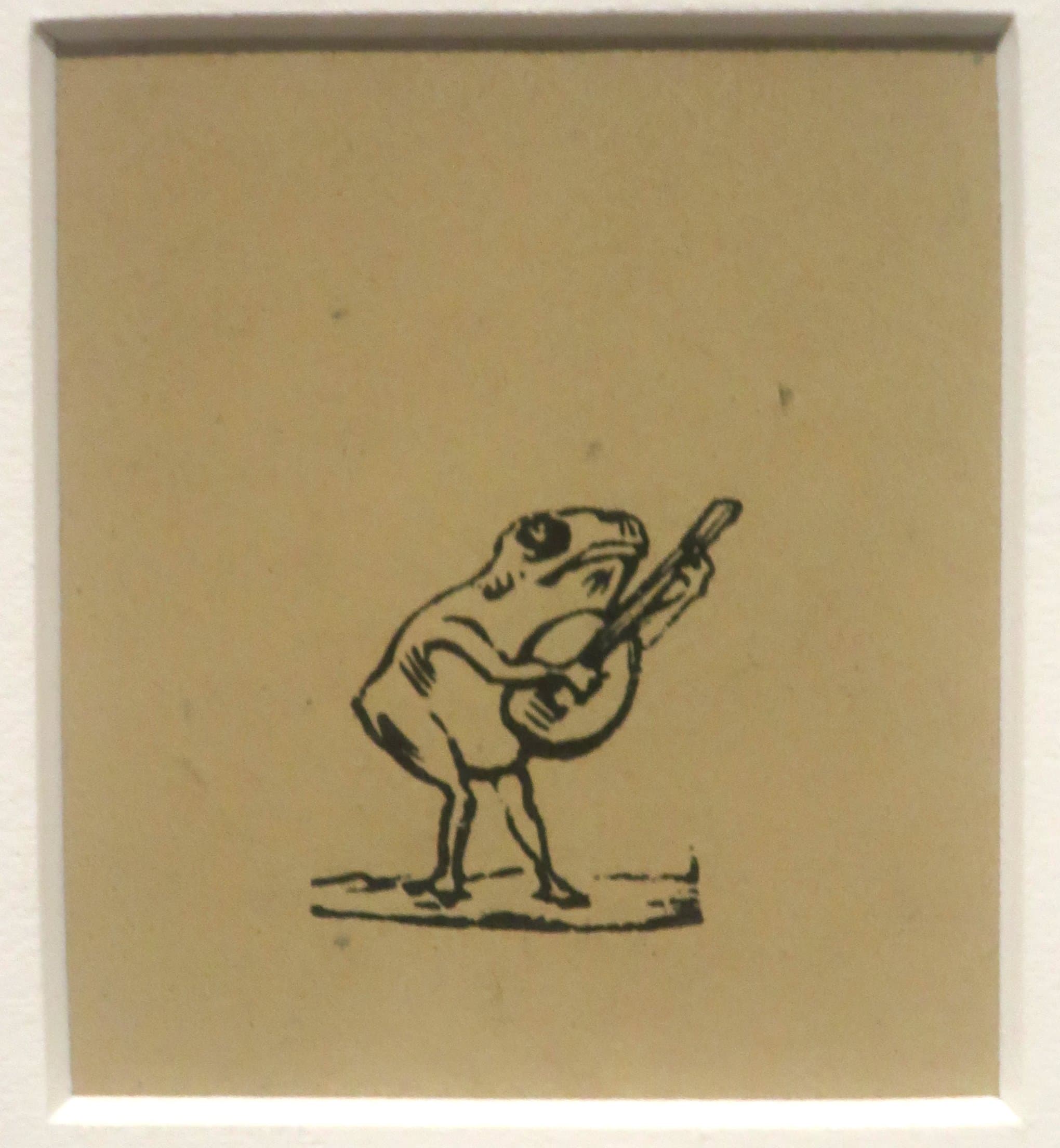 The Frivolous Frog by José Guadalupe Posada, woodcut, Honolulu Museum of Art
