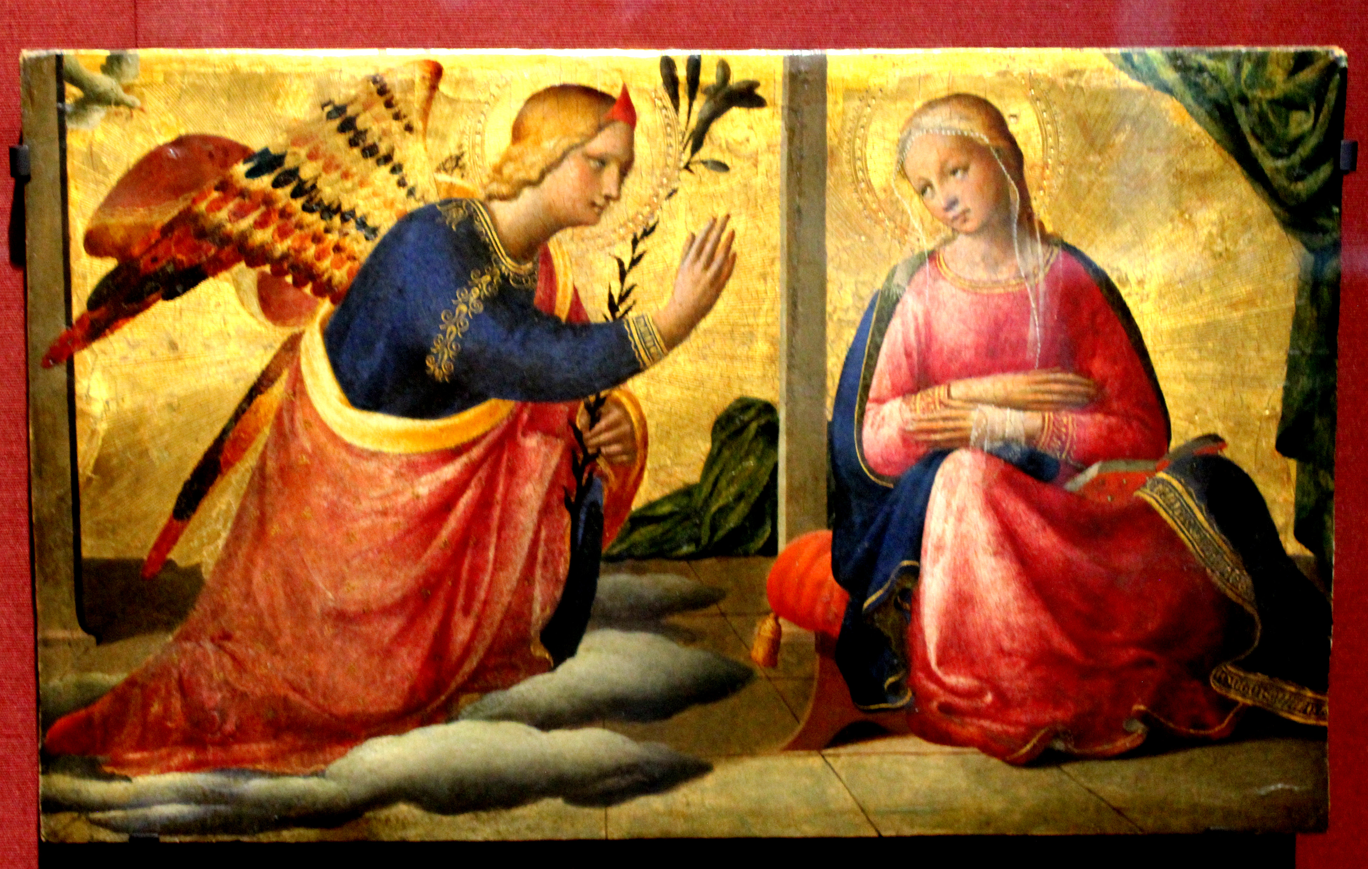 Dresden, Gemäldegalerie Alte Meister, Fra Angelico, die Verkündigung
